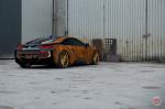 BMW i8 Austin Mahone Rusted by MetroWrapz on Vossen Wheels (VPS-305T) 2016 года